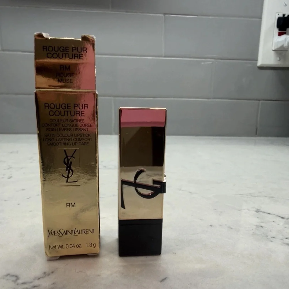 Yves Saint Laurent Rouge Pur Couture Lipstick in Deep Red (RM Rouge Muse)